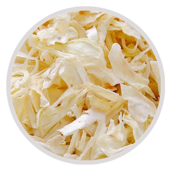 DEHYDRATED WHITE ONION FLAKES